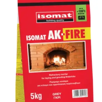 ISOMAT MORTAR REFRACTAR AK FIRE GREY 5KG