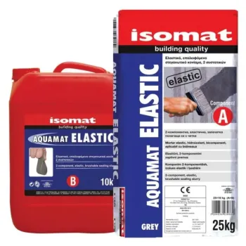HIDROIZOLATIE ISOMAT AQUAMAT -ELASTIC GREY 35KG